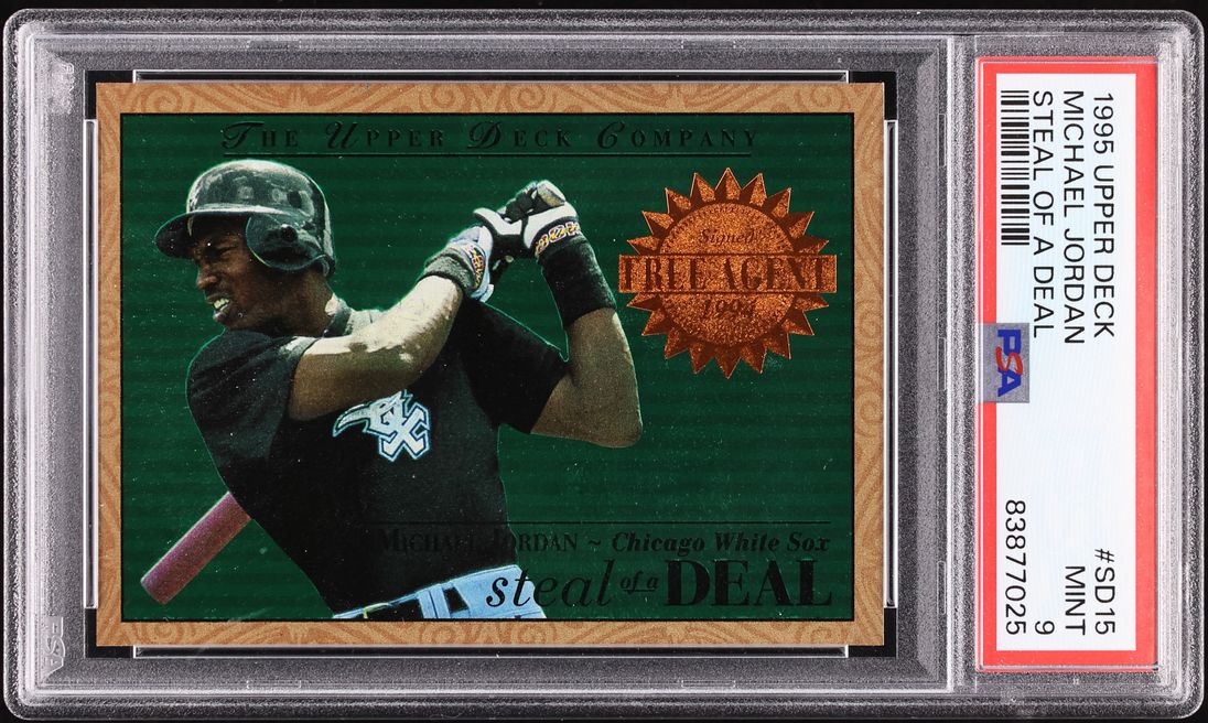 1995 Upper Deck Steal Of A Deal Michael Jordan ROOKIE #SD15 PSA 9 MINT