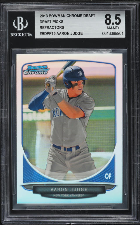 2017 Bowman Chrome Aaron Judge ROOKIE AUTO #CRAAJ BGS 9.5 GEM MINT
