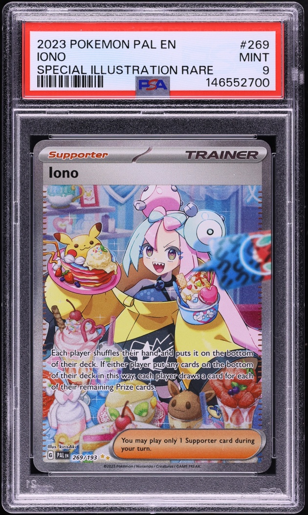 2023 Pokemon Scarlet & Violet Paldea Evolved SIR Iono #269 PSA 9 MINT