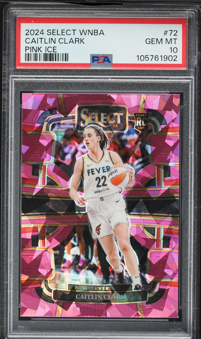 2024 Select Concourse WNBA Pink Ice Caitlin Clark ROOKIE #72 PSA 10 GEM MINT