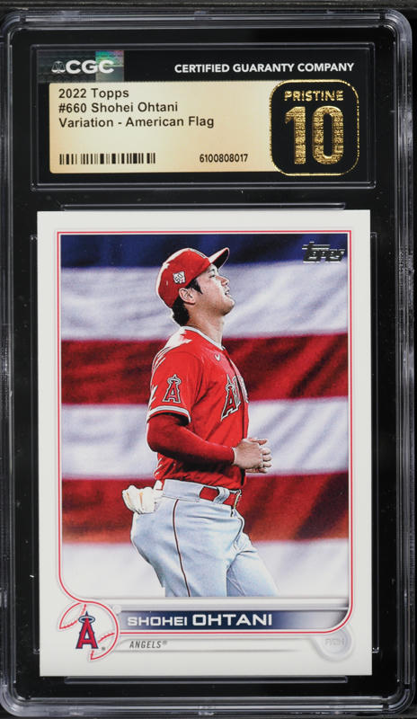 2022 Topps Chrome Refractor Shohei Ohtani #1 CGC 10 GEM MINT on