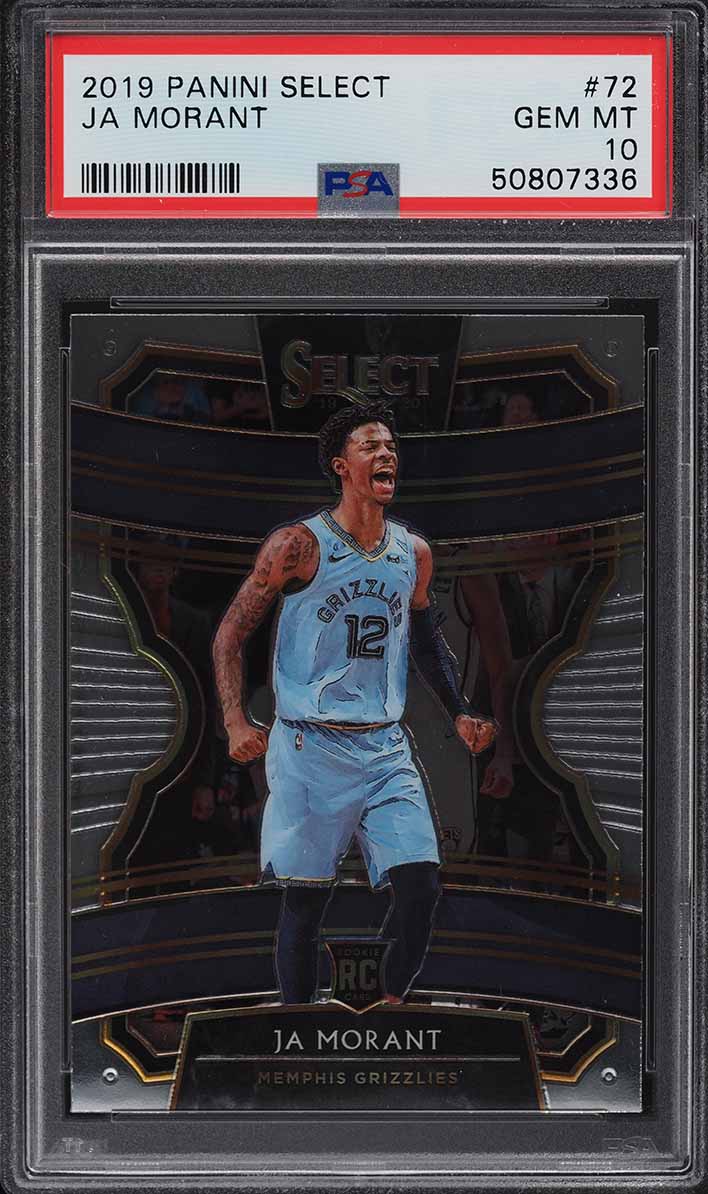 2019 Select Concourse Ja Morant ROOKIE #72 PSA 10 GEM MINT