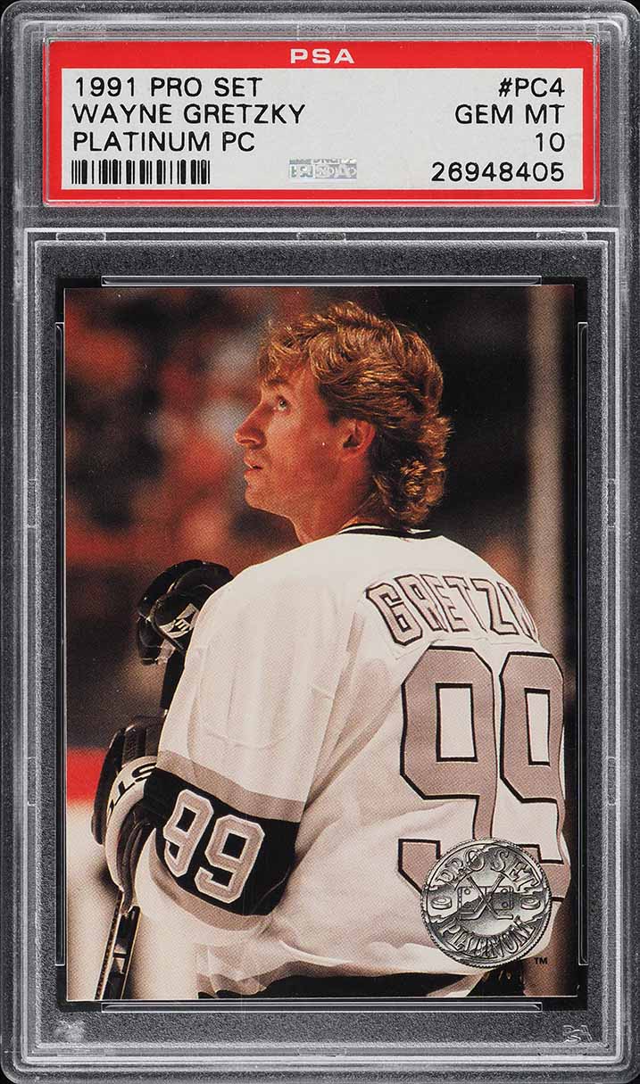 1991 Pro Set Platinum PC Wayne Gretzky #PC4 PSA 10 GEM MINT