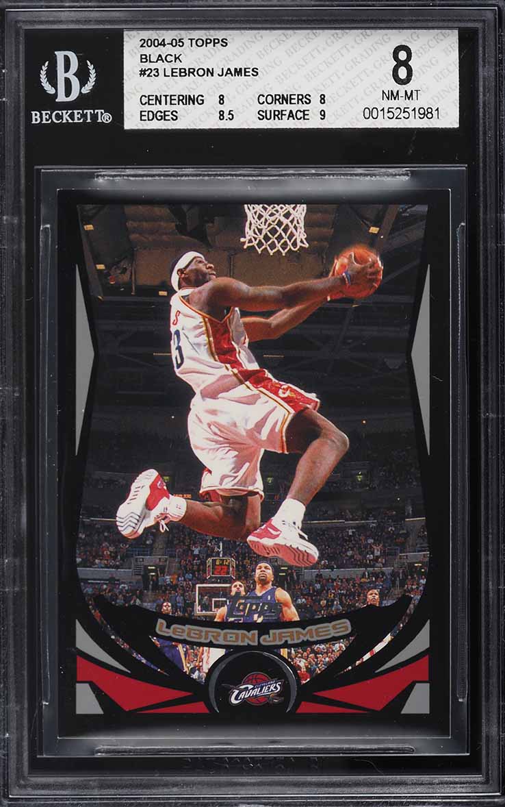 2004 eTopps Basketball Lebron James /2000 #33 PSA 9 MINT on