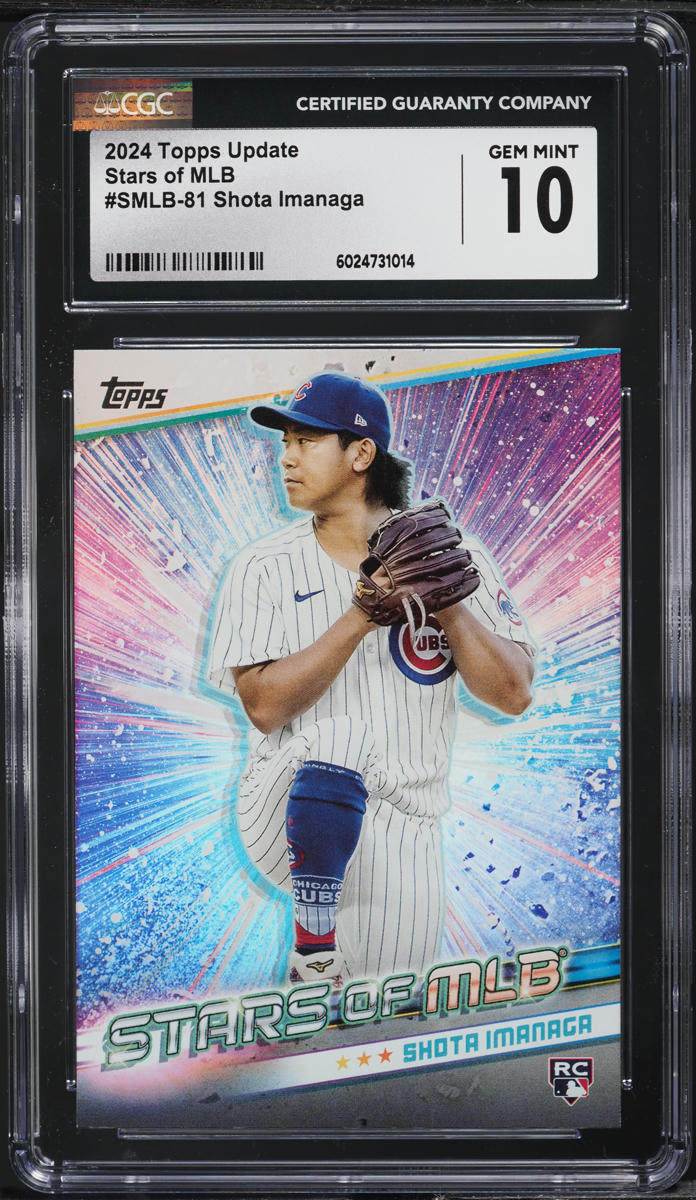 2024 Topps Update Stars Of MLB Shota Imanaga ROOKIE #SMLB-81 CGC 10 GEM MINT