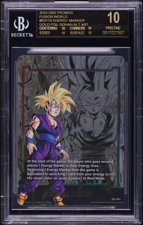 2024 Dragon Ball Super Fusion World Energy Marker Gohan Gold Alt