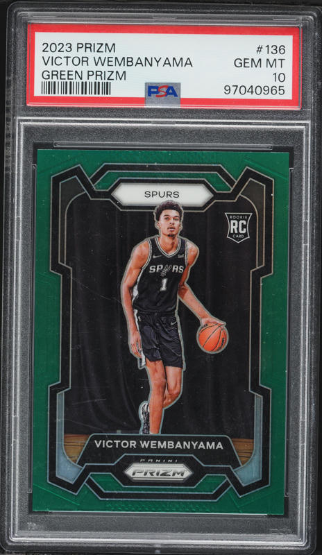その他 2023 PANINI INSTANT WEMBANYAMA PSA10 2023 Panini Instant Victor Wembanyama ROOKIE #26 PSA 10 GEM MINT