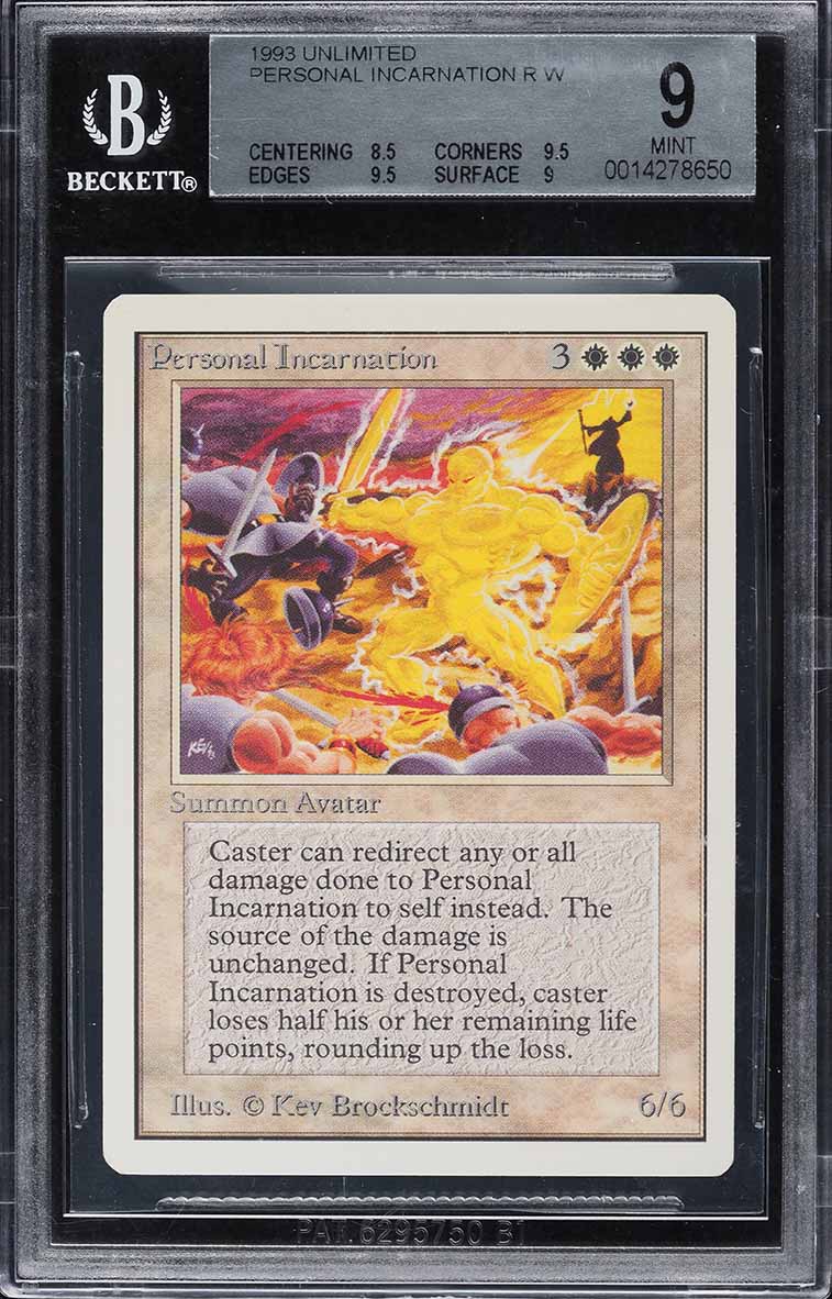 1993 Magic The Gathering MTG Unlimited Ancestral Recall BGS