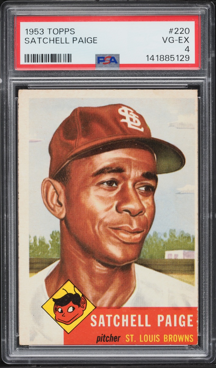 1953 Topps Satchell Paige #220 PSA 4 VGEX