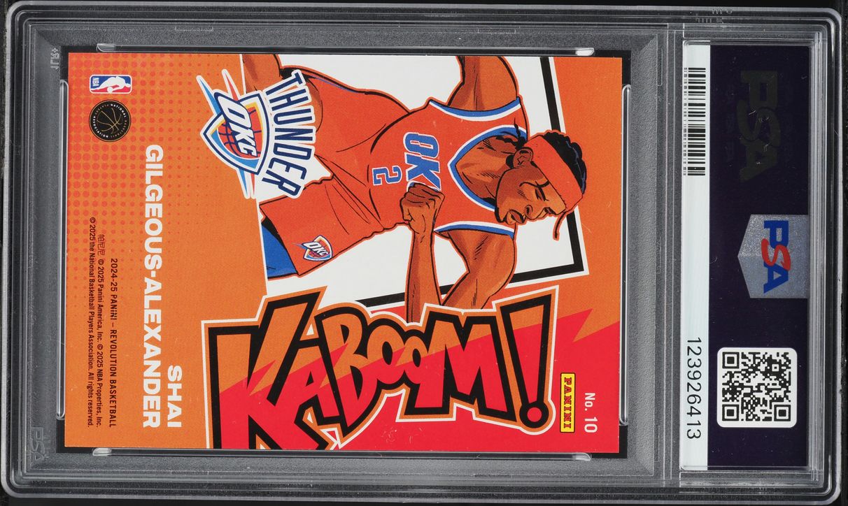 2024 Panini Revolution Kaboom Shai Gilgeous-Alexander #10 PSA 9 MINT