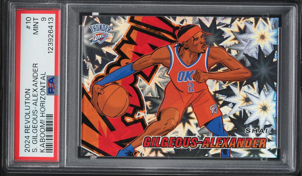 2024 Panini Revolution Kaboom Shai Gilgeous-Alexander #10 PSA 9 MINT