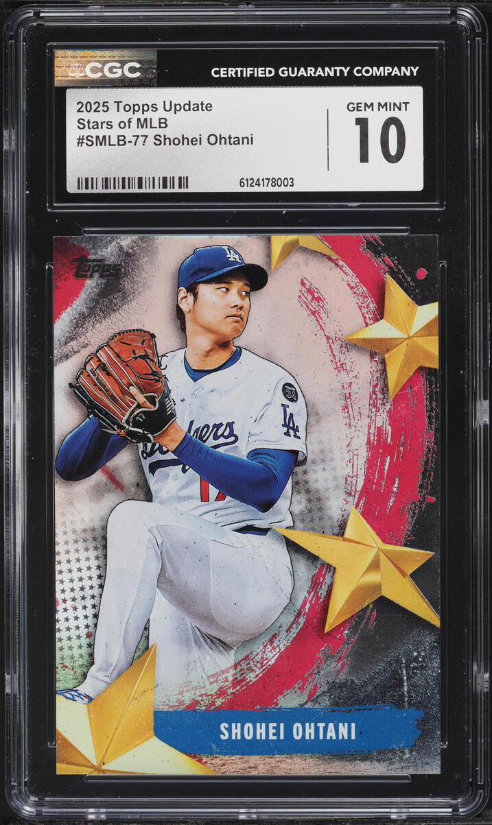 2025 Topps Update Stars Of MLB Shohei Ohtani #SMLB-77 CGC 10 GEM MINT