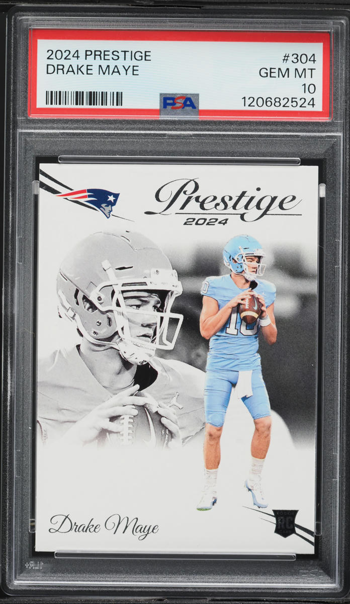 2024 Panini Prestige Drake Maye ROOKIE #304 PSA 10 GEM MINT