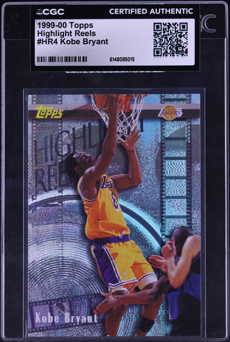 1999 Topps Highlight Reels Kobe Bryant #HR4 CGC AUTH - Photo 1