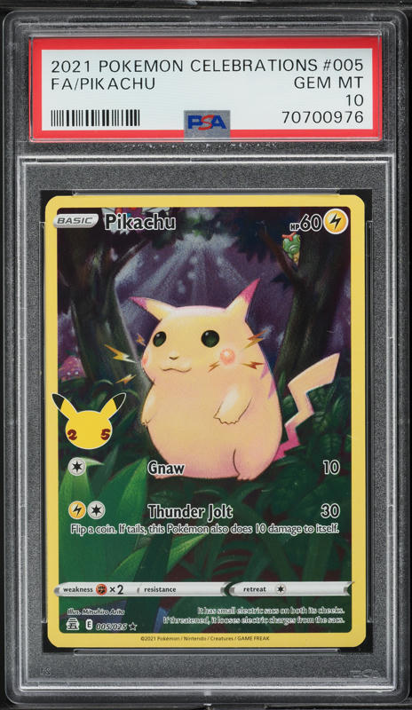 2021 Pokemon Japanese 25th Anniversary Collection Pikachu #1