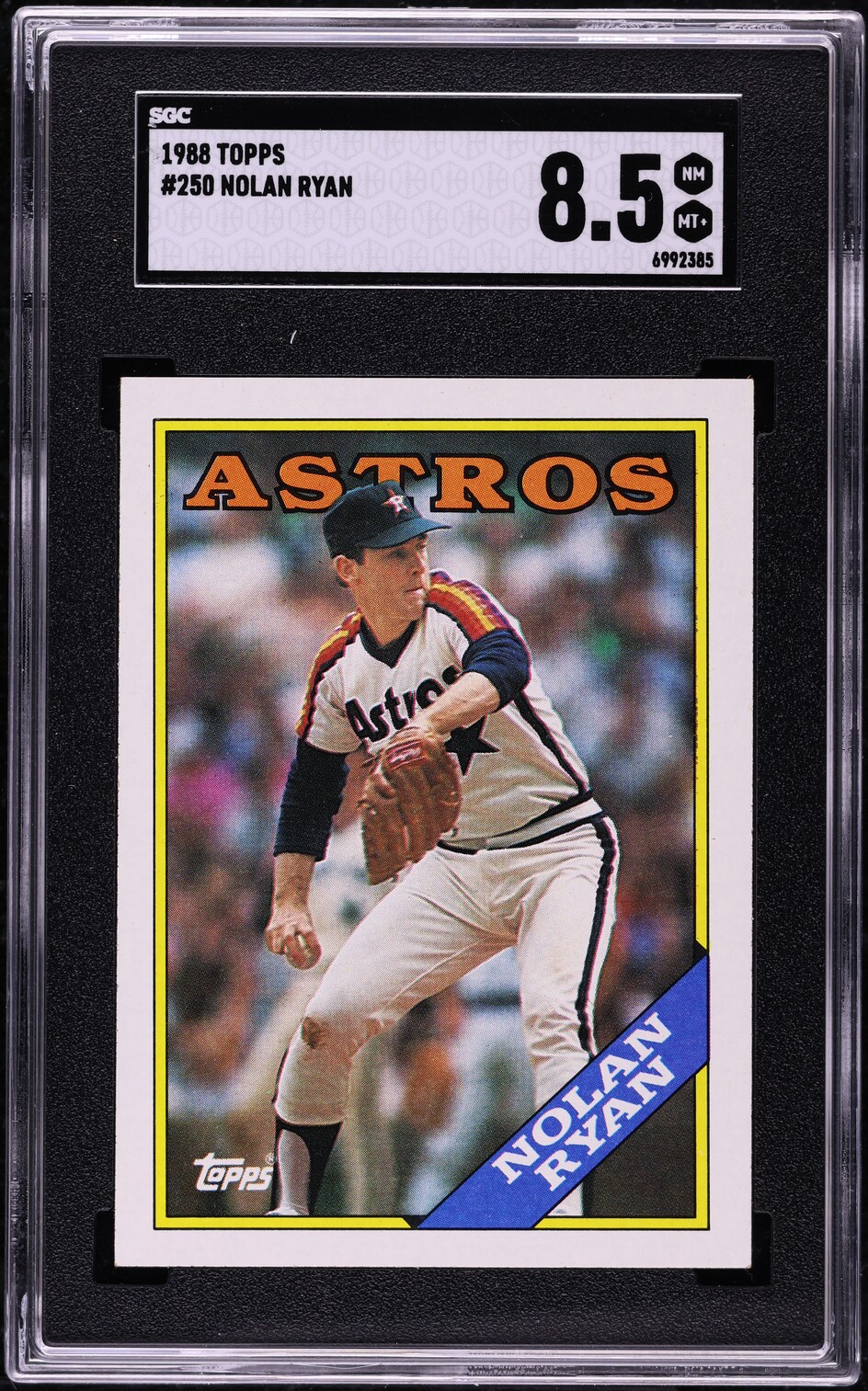 1988 Topps Nolan Ryan #250 SGC 8.5 NM-MT+