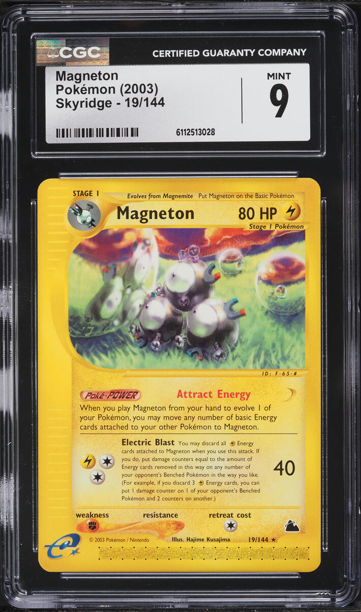 2003 Pokemon Skyridge Magneton #19 CGC 9 MINT