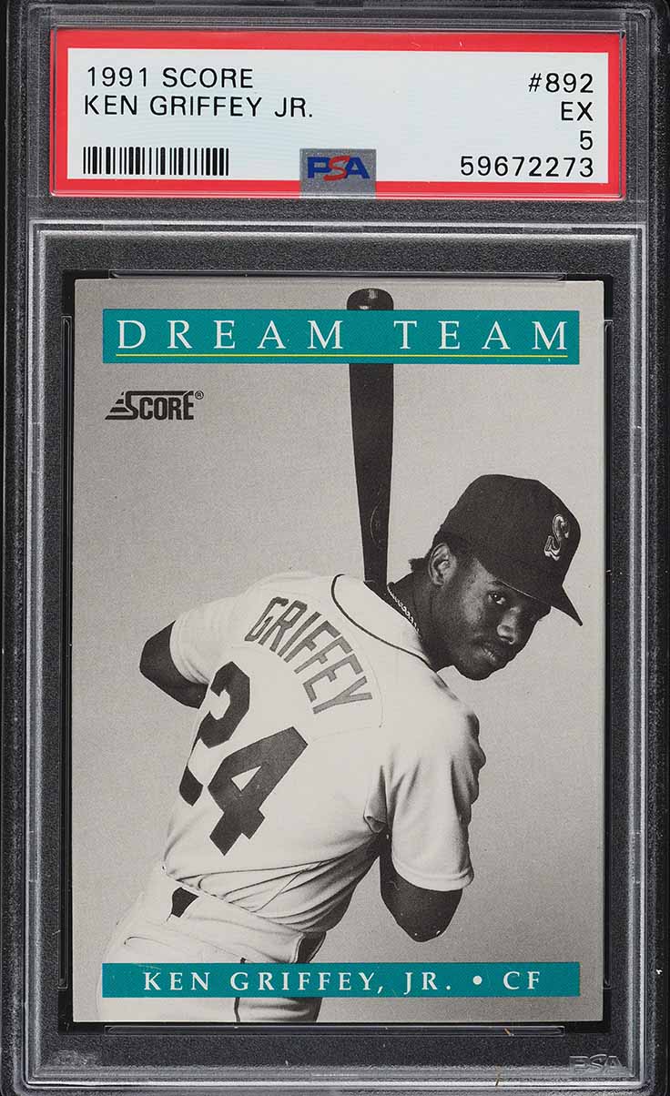1991 Score Dream Team Ken Griffey Jr. #892 PSA 5 EX