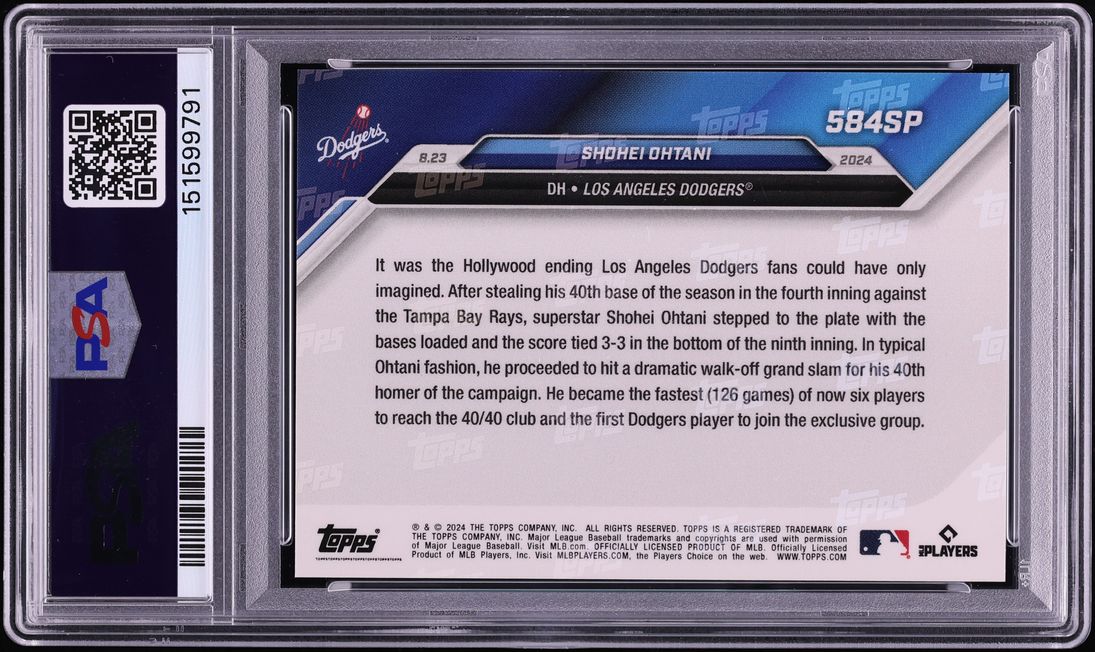 2024 Topps Now Shohei Ohtani SP #584 PSA 10 GEM MINT