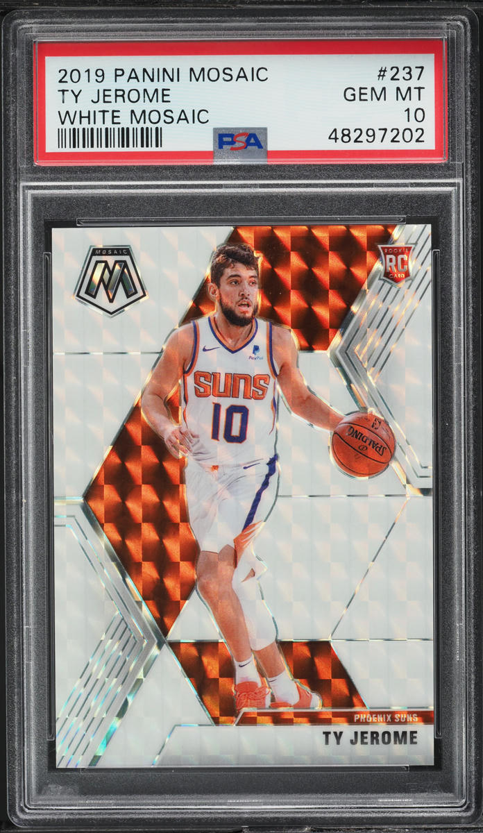 2019 Panini Mosaic White Mosaic Ty Jerome ROOKIE /25 #237 PSA 10 GEM MINT