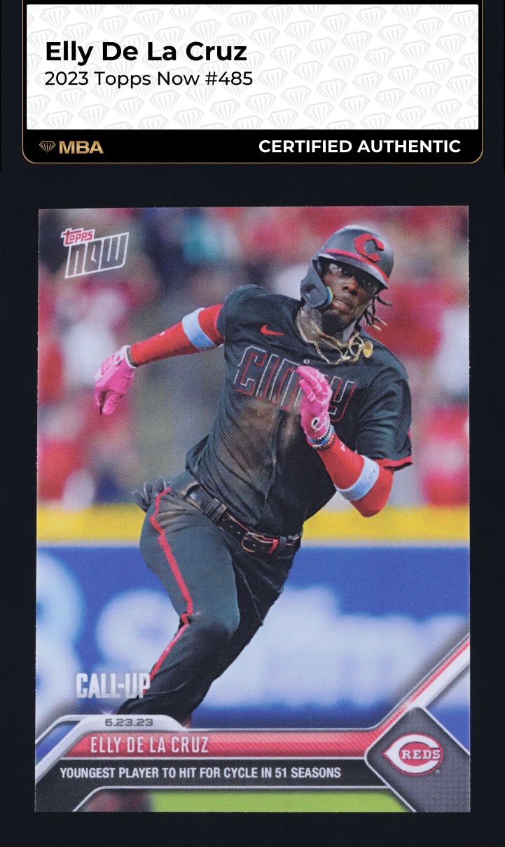 2023 Bowman Sterling Gold Refractor Elly De La Cruz PROSPECT /50