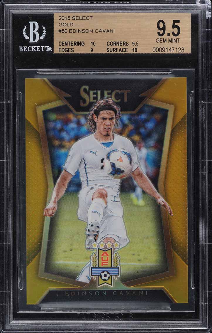 2015 Select Purple Prizm Edinson Cavani /99 #50 CSG 10 GEM MINT on