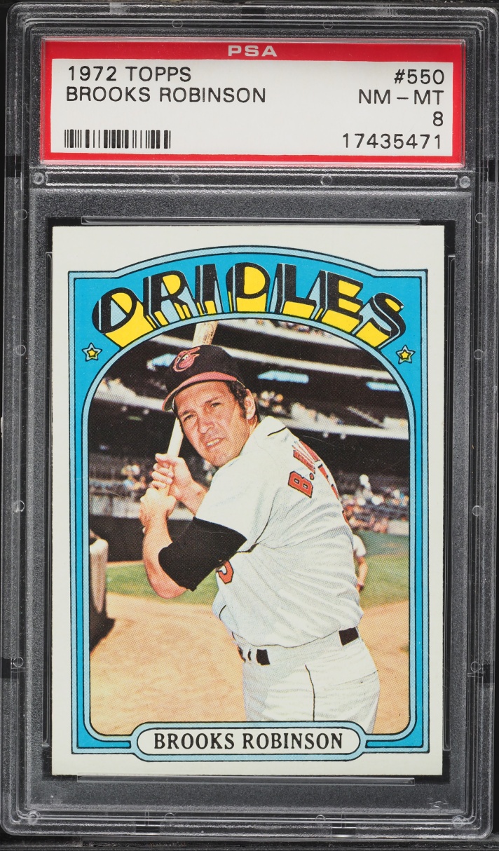 1972 Topps Brooks Robinson #550 PSA 8 NM-MT