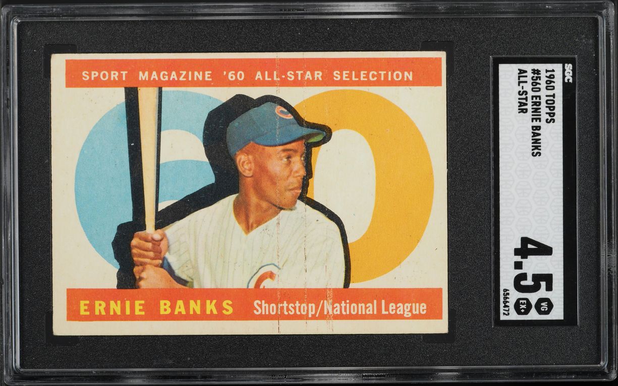 1960 Topps Ernie Banks ALL-STAR #560 SGC 4.5 VGEX+
