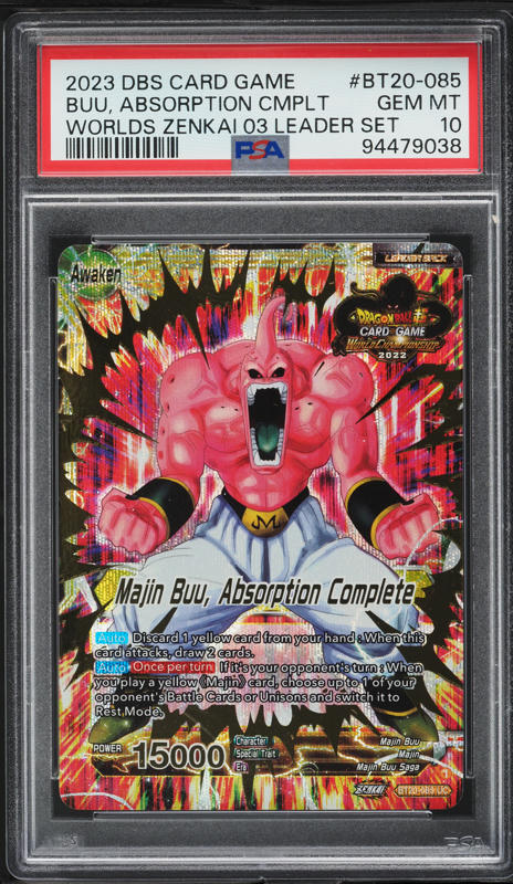 Buuu♪ 2023 Dragon Ball Super World Championship Zenkai 3 Majin Buu #BT20