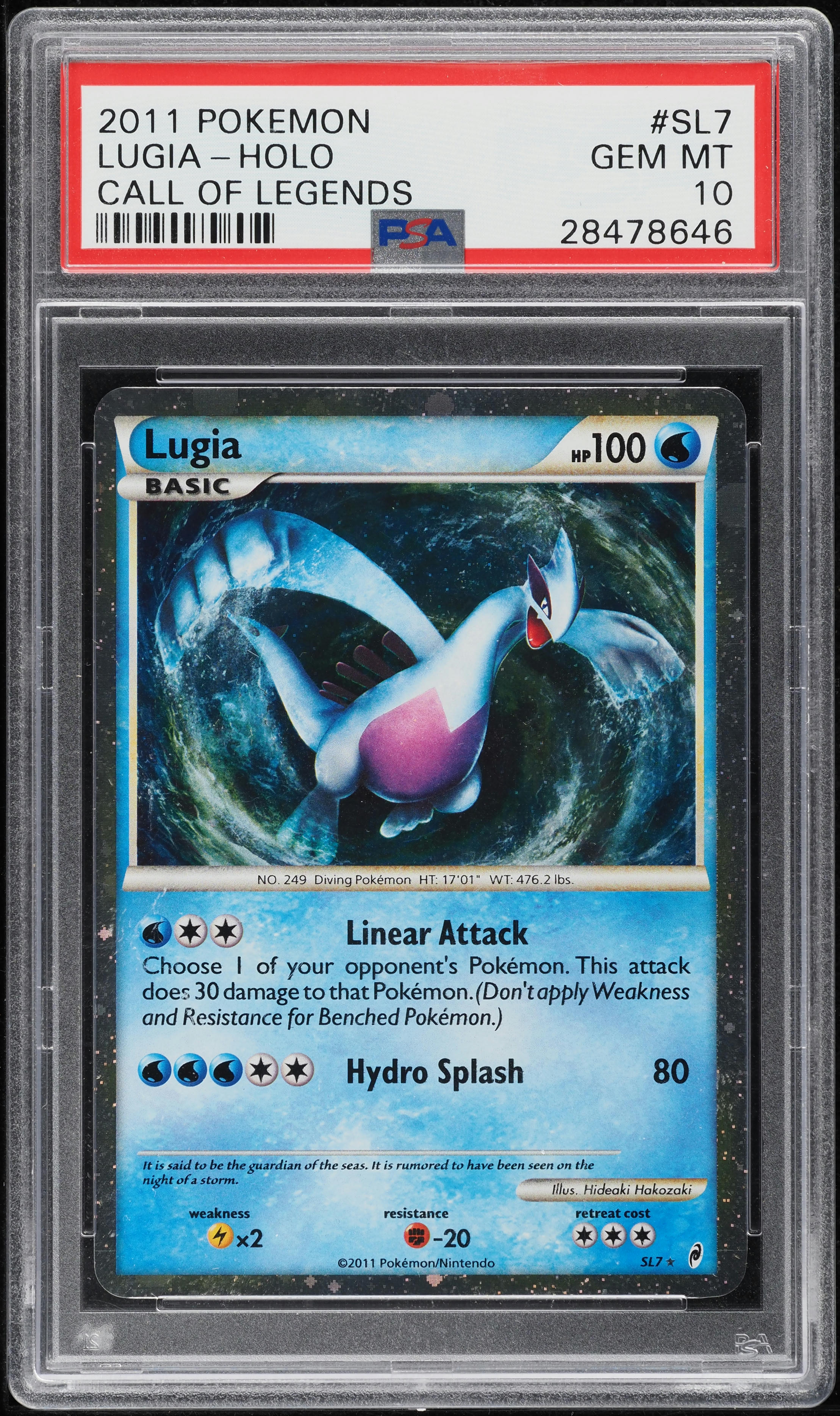 2011 Pokemon Call Of Legends Holo Shiny Lugia #SL7 PSA 10 GEM MINT on  Fanatics Collect