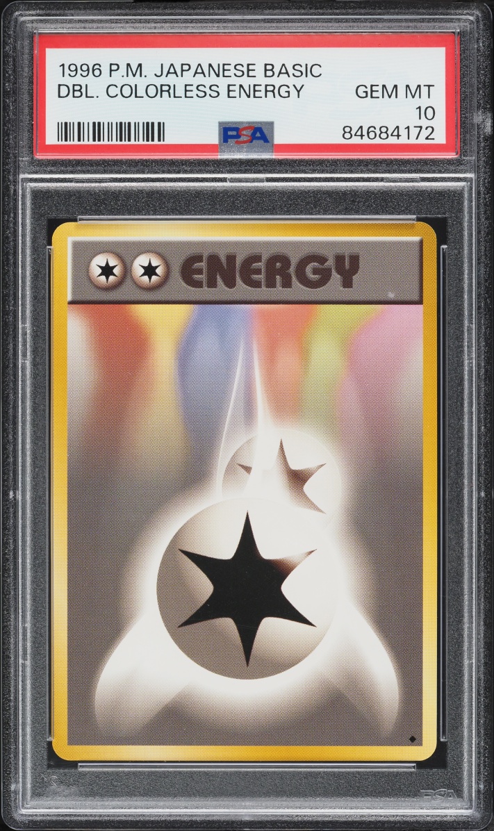 1996 Pokemon Japanese Base Set Double Colorless Energy PSA 10 GEM MINT