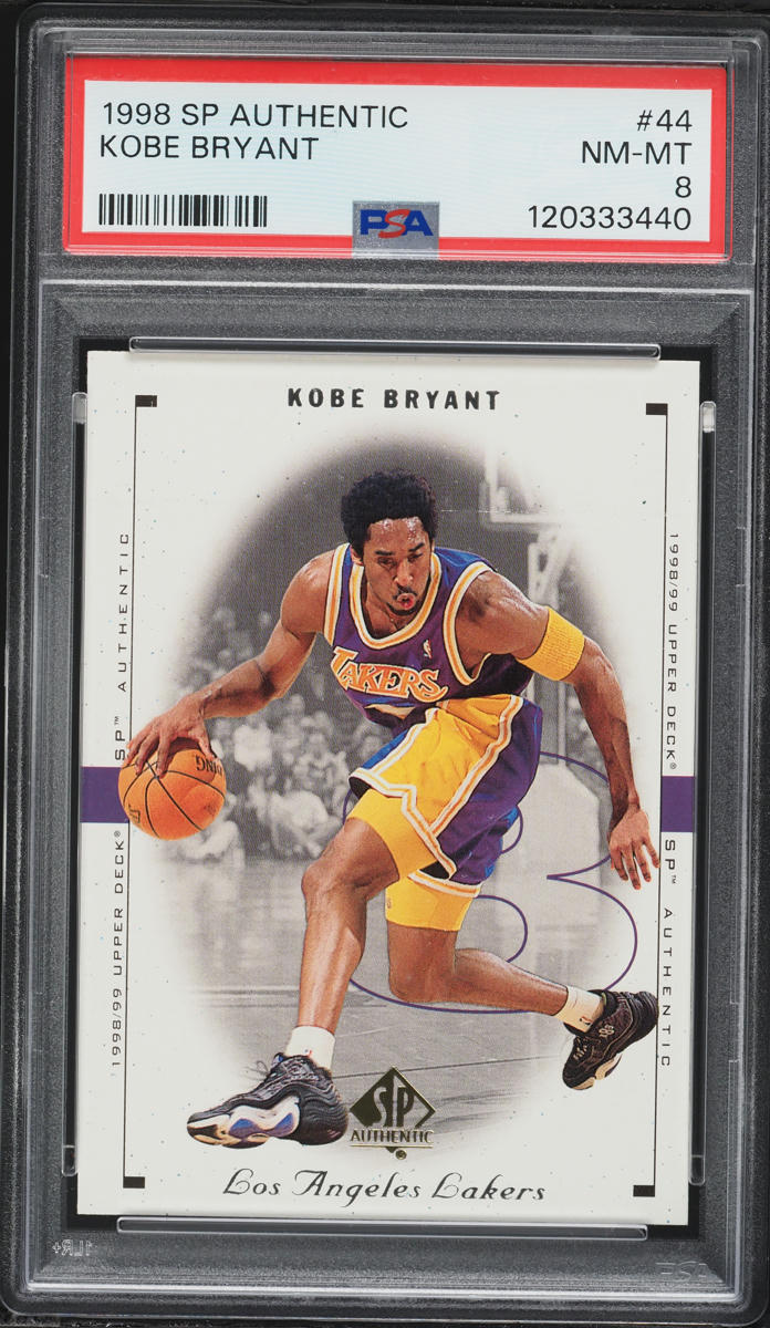 1998 SP Authentic Kobe Bryant #44 PSA 8 NM-MT