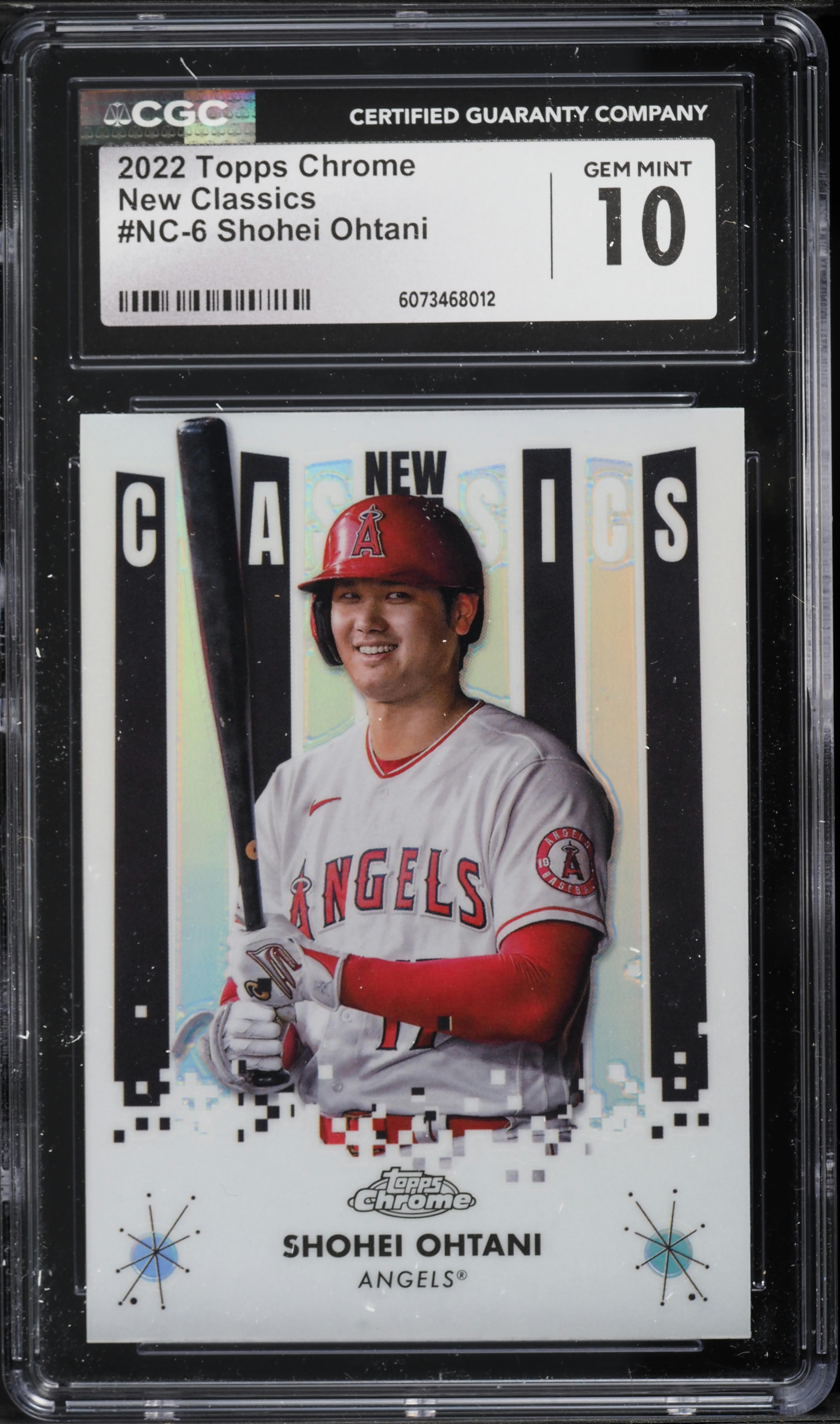 2022 Topps Chrome New Classics Shohei Ohtani #NC-6 CGC 10 GEM MINT