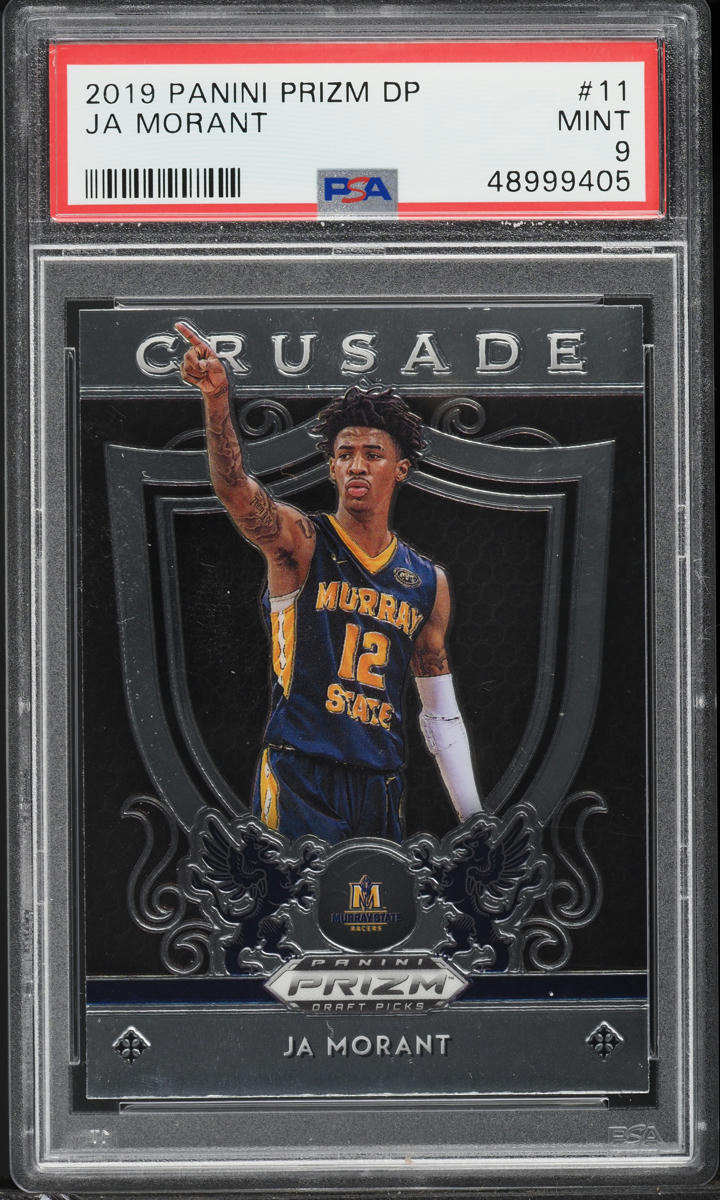 2019 Panini Prizm Draft Picks Crusade Ja Morant ROOKIE #11 PSA 9 MINT