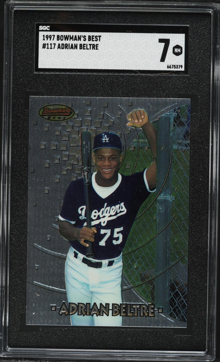 1997 Bowman's Best Adrian Beltre ROOKIE #117 SGC 7 NRMT