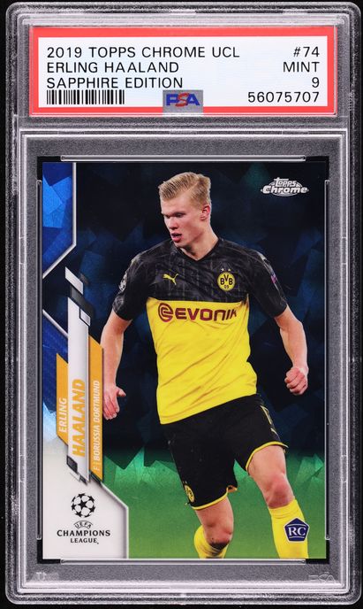 2019 Panini Fussball Bundesliga Sticker Erling Haaland ROOKIE #32