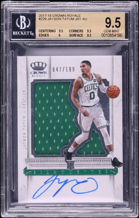 2017 Panini Vanguard Signatures Jayson Tatum ROOKIE RC AUTO /99
