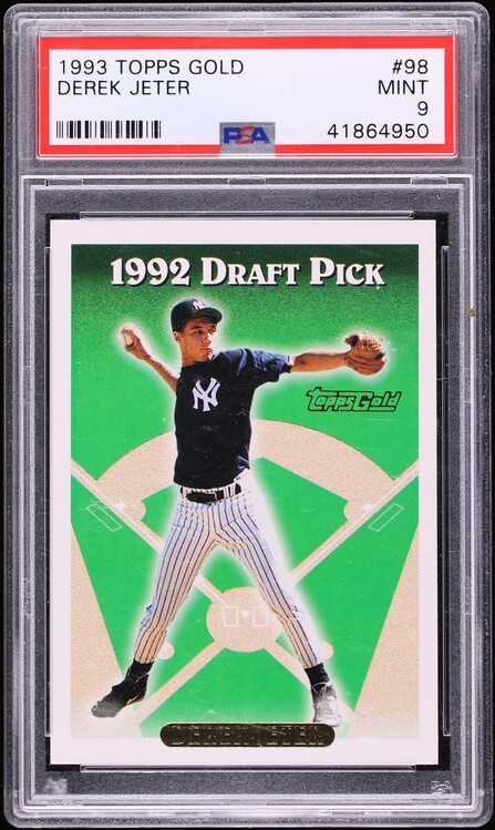 1993 Topps Gold Derek Jeter ROOKIE #98 PSA 9 MINT - Photo 1