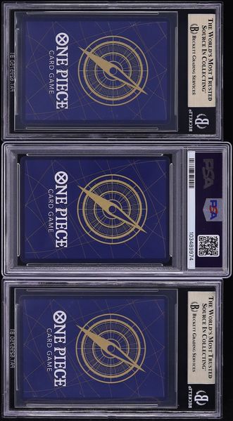 Lot(3) 2023 One Piece Japanese Promo Championship 1st 2nd 3rd Place Kaido #ST04-003 BGS PSA 10