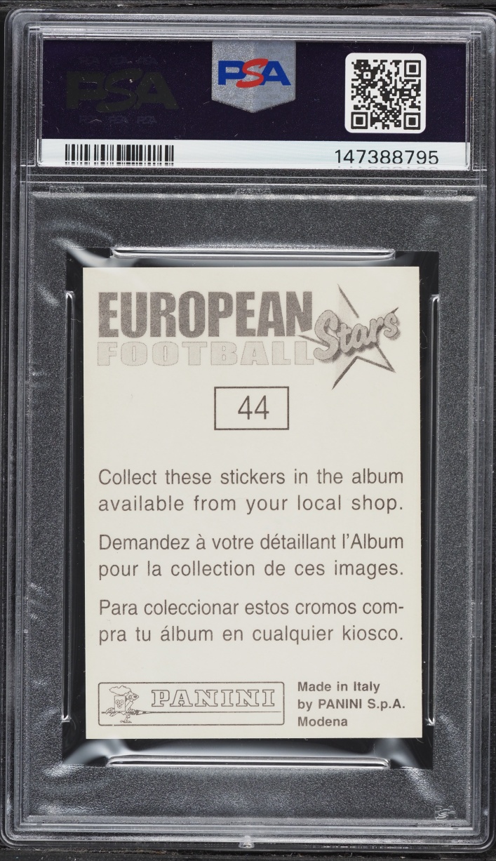 1997 Panini European Soccer Stars Roberto Carlos #44 PSA 9 MINT