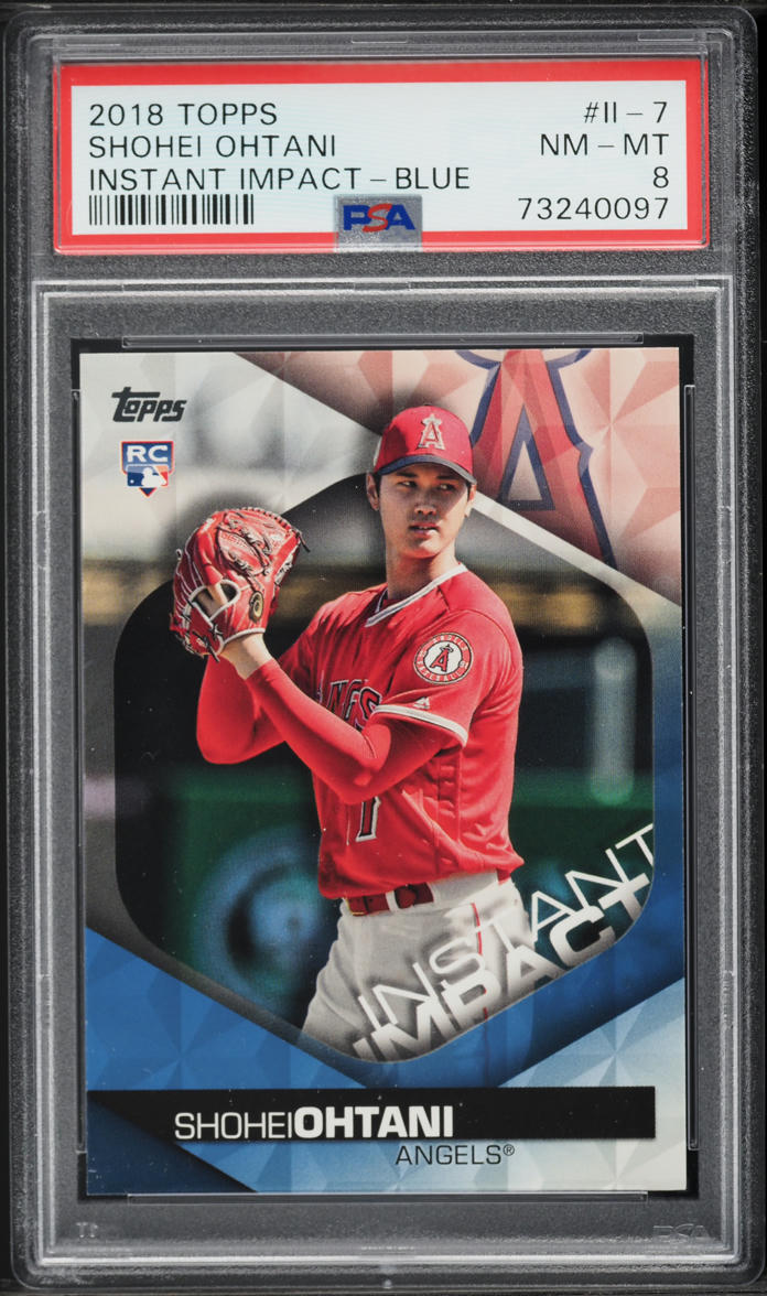 2018 Topps Instant Impact Blue Shohei Ohtani ROOKIE #II-7