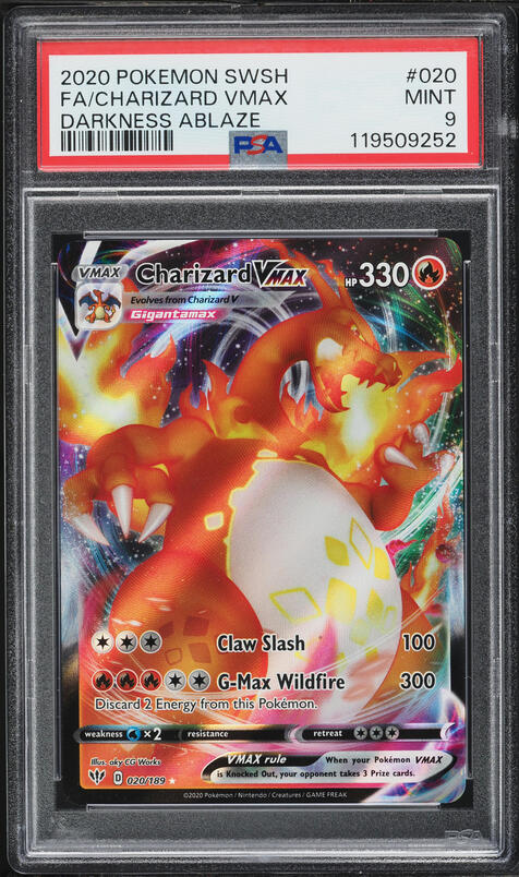 2020 Pokemon Japanese SWSH VMAX Starter Set Full Art Charizard