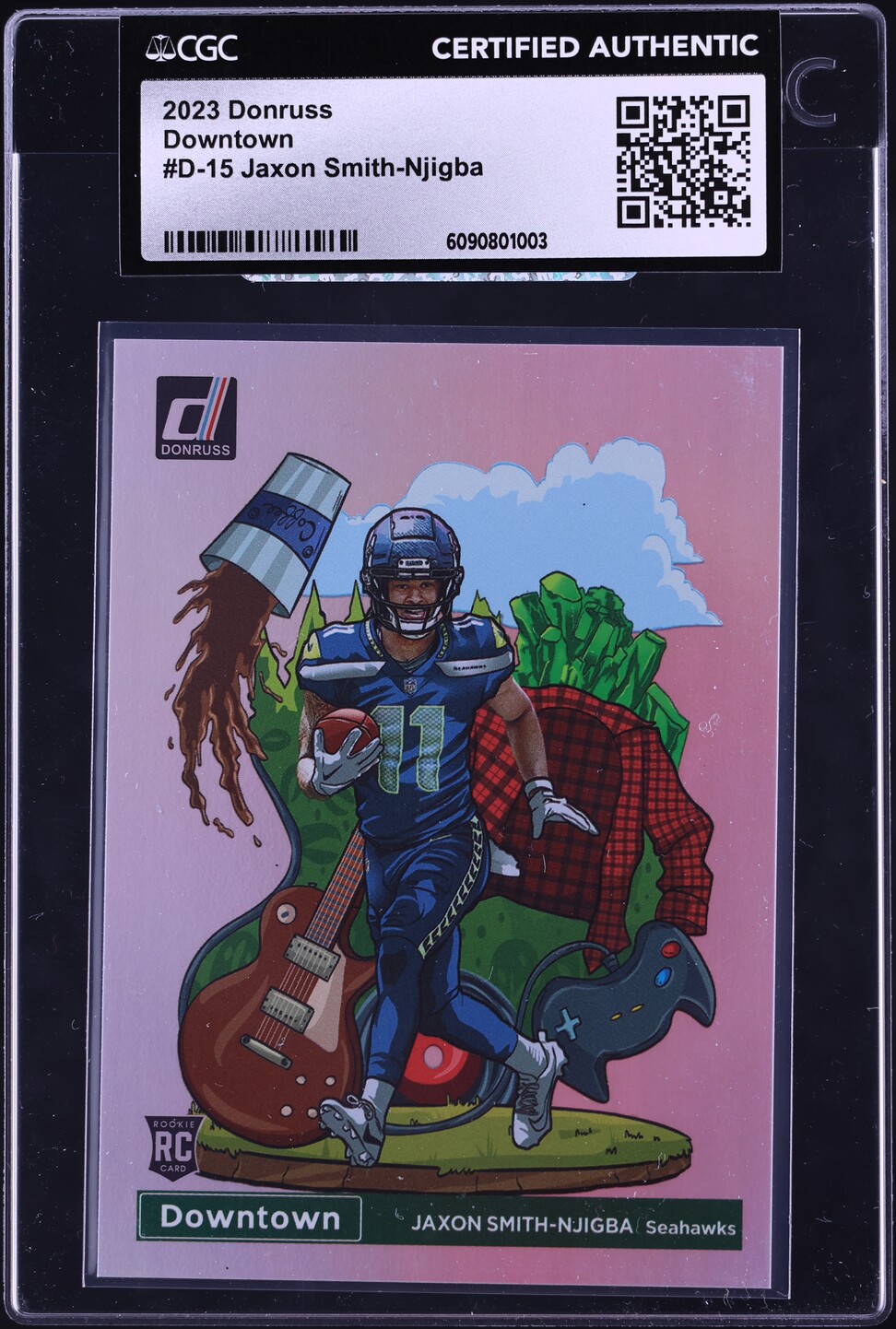 2023 Donruss Downtown Jaxon Smith-Njigba ROOKIE #D-15 CGC AUTH