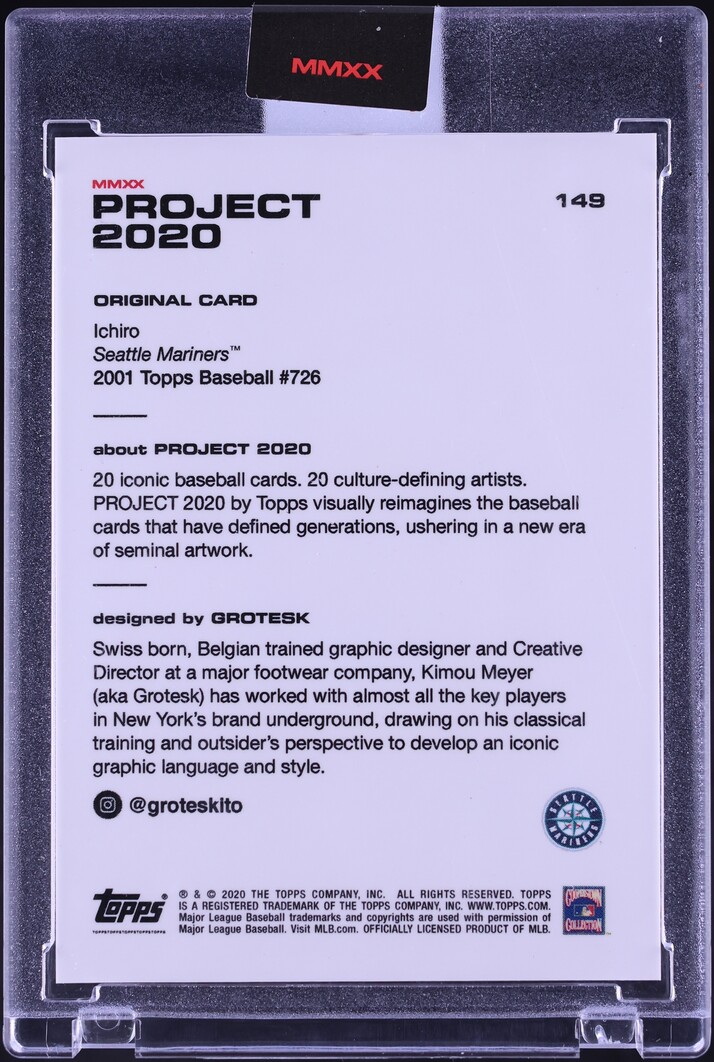 2020 Topps Project 2020 By Grotesk Ichiro #149