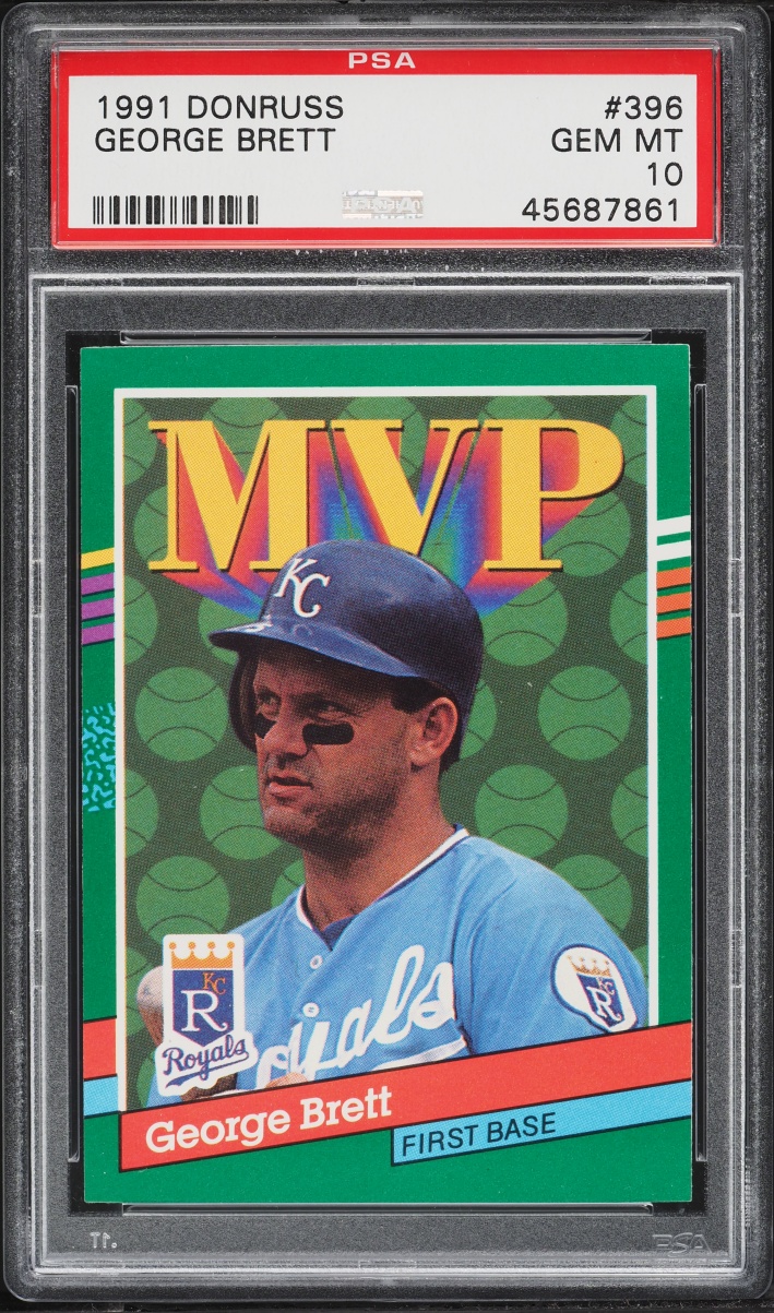 1991 Donruss George Brett #396 PSA 10 GEM MINT