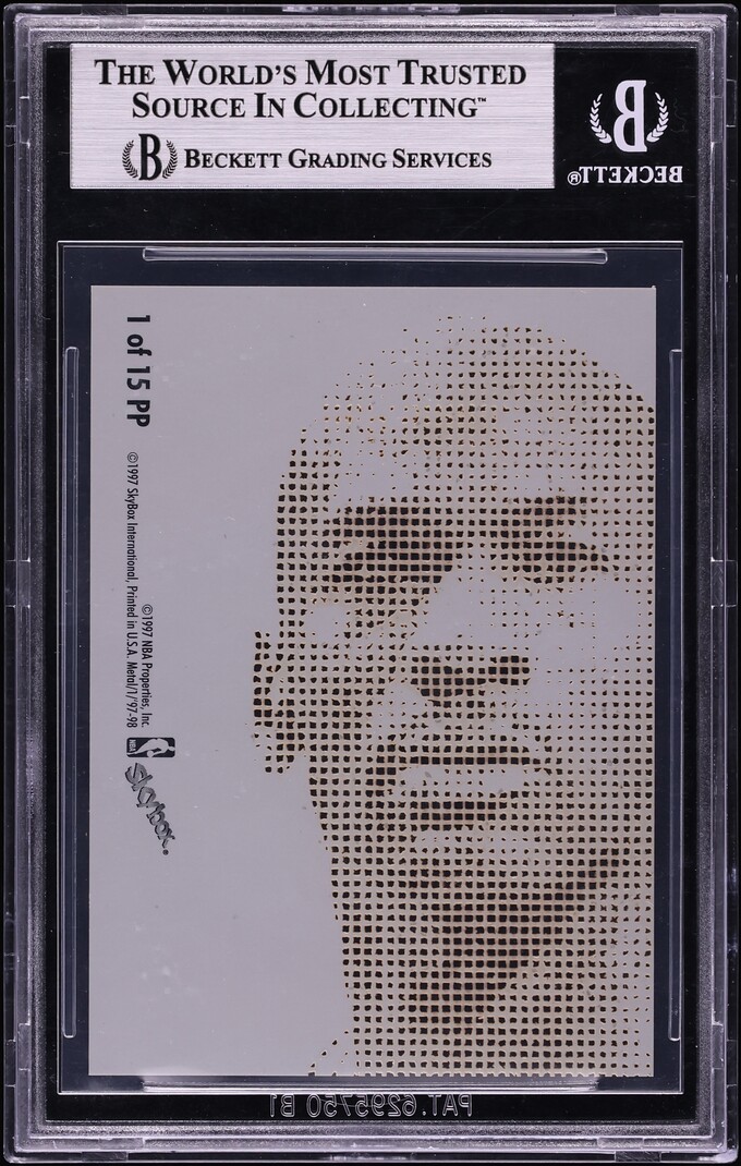 1997 Metal Universe Platinum Portraits Michael Jordan #1 BGS 8.5 NM-MT+
