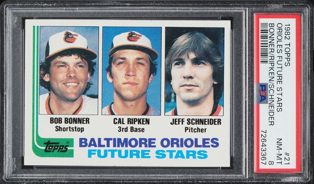 1982 Topps Cal Ripken Jr. ROOKIE #21 PSA 8 NM-MT