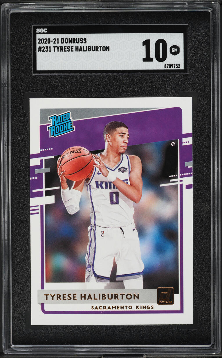 2020 Donruss Basketball Tyrese Haliburton ROOKIE #231 SGC 10 GEM MINT