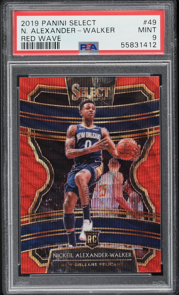 2019 Select Concourse Red Wave Nickeil Alexander-Walker ROOKIE #49 PSA 9 MINT