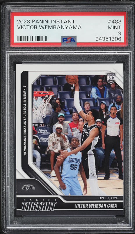 2023 Panini Instant Victor Wembanyama ROOKIE /2849 #394 PSA